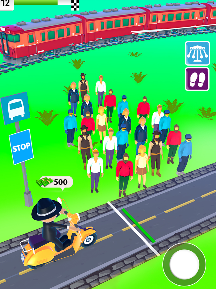 Bike Taxi - Theme Park Tycoon