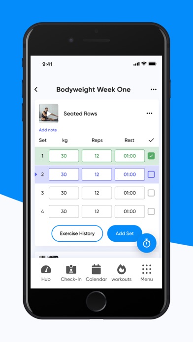 Galaxy Fitness Screenshot