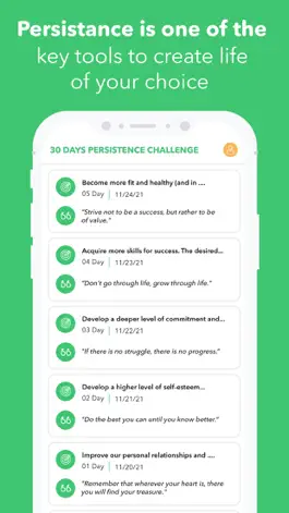 Game screenshot 30 Day’s persistence challenge apk