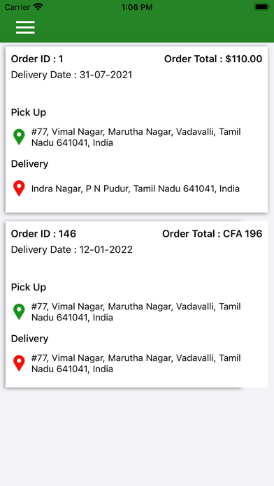 FMdelivery Screenshot