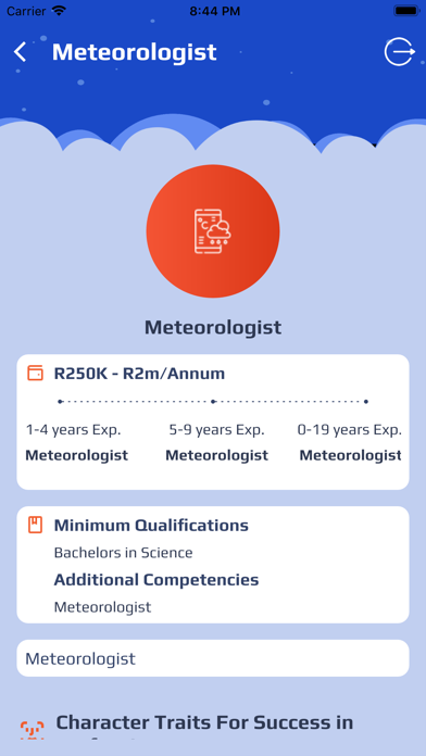 Ego-Career Counselling Screenshot