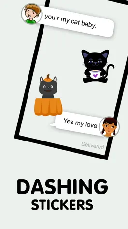 Game screenshot Animated Black Catmoji GIF hack
