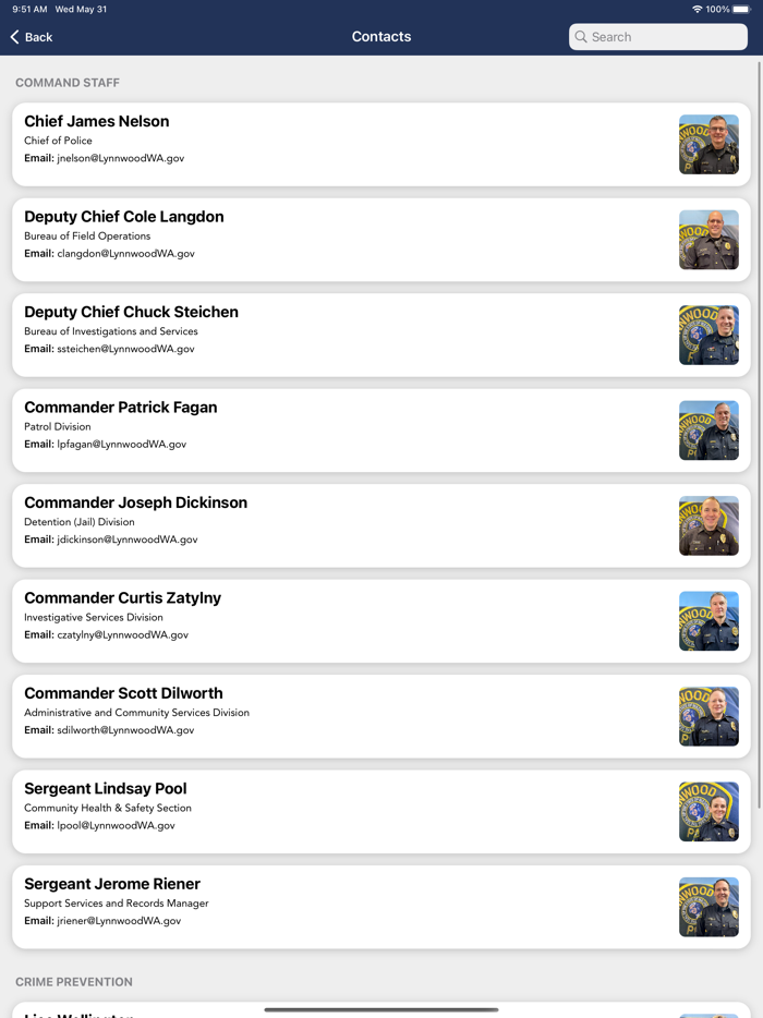 Lynnwood Police Department WA