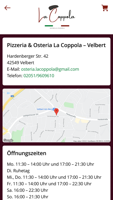 Pizzeria La Coppola Velbert Screenshot