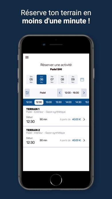 PADEL SMI Screenshot
