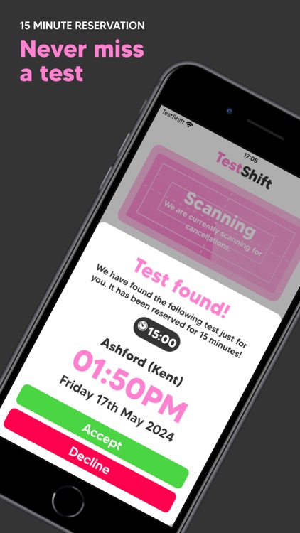 TestShift UK Find Driving Test