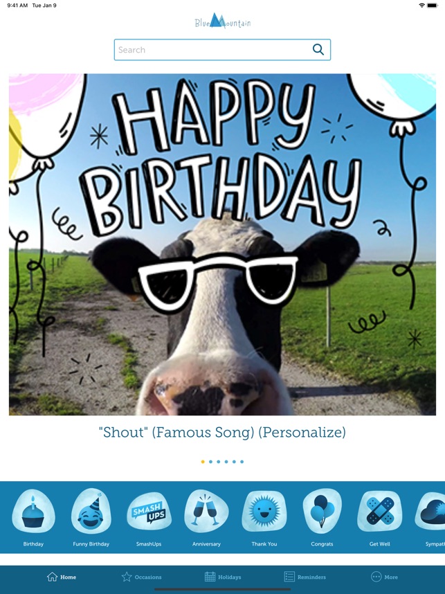 Blue Mountain Ecards on the App Store