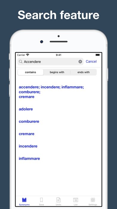 Screenshot #2 pour Latin synonym dictionary
