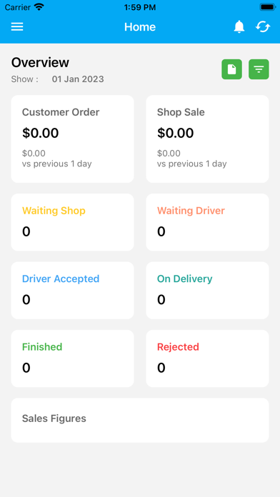 SEA1 Merchant Screenshot