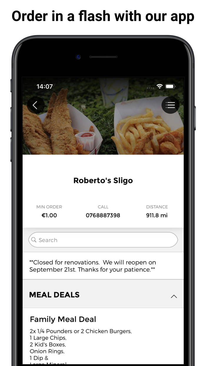 Robertos Take Away App