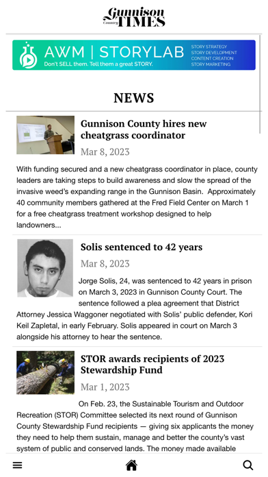 Gunnison Country Times Screenshot