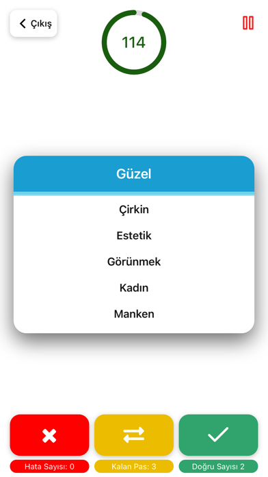 Tabu - Yasaklı Kelimeler Screenshot