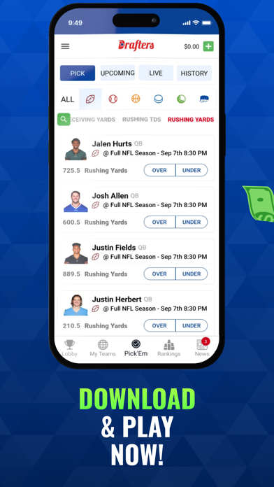Drafters Fantasy Sports Screenshot