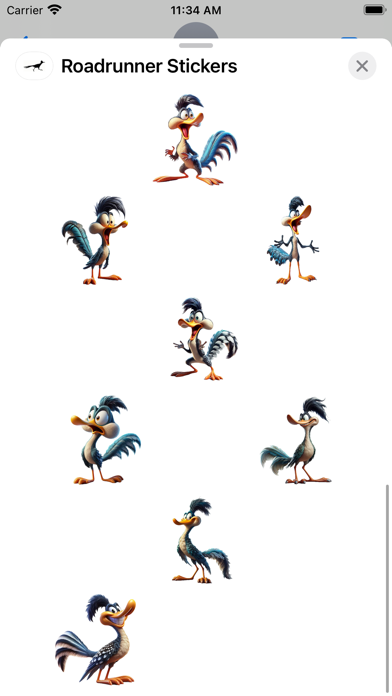 Screenshot #3 pour Roadrunner Stickers