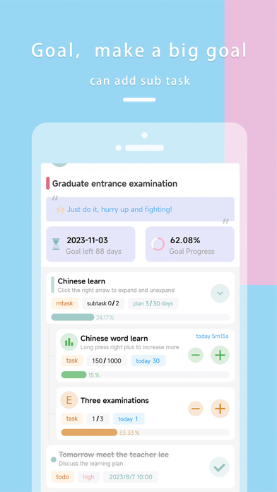 iProgress - Person OKR Manage Screenshot
