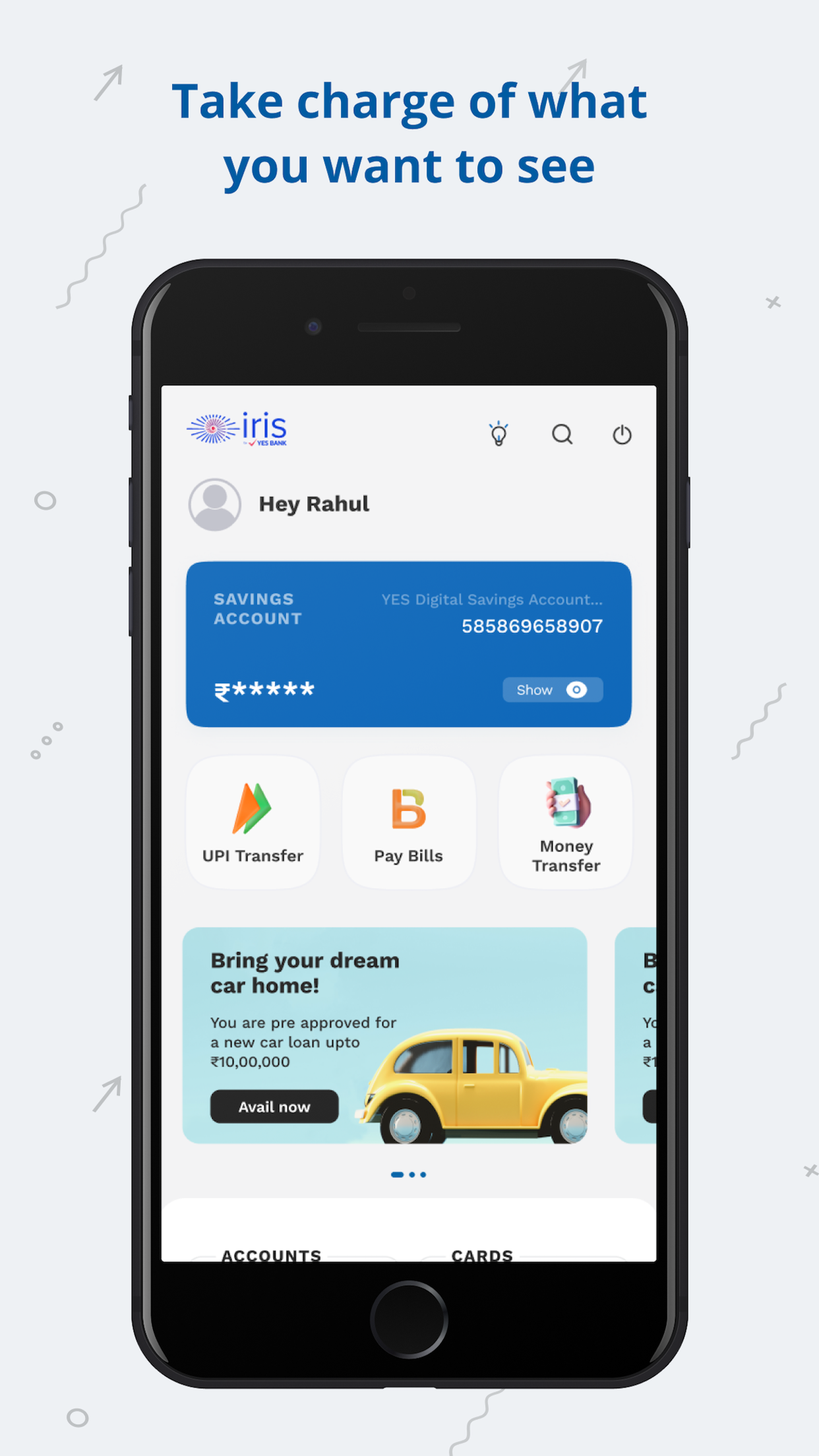 iris by YES BANK - Mobile App