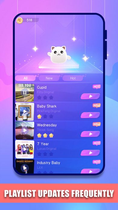 Meow Hop: Cats & Dancing Tiles Screenshot