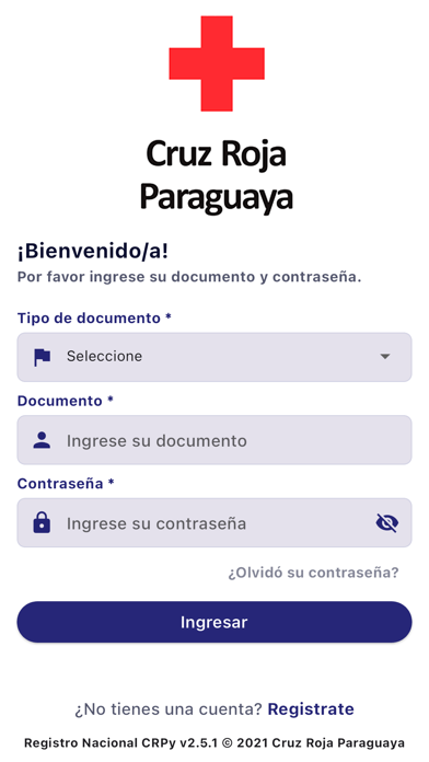 Registro Nacional CRP Screenshot