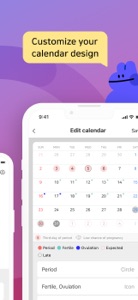 Bom Calendar - Period tracker screenshot #2 for iPhone