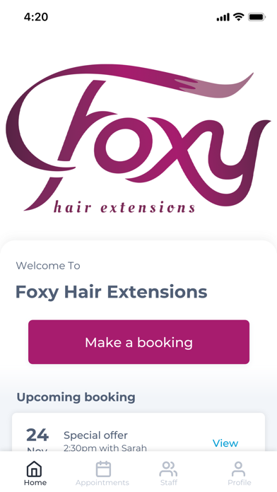 Foxy Hair Extensions Screenshot