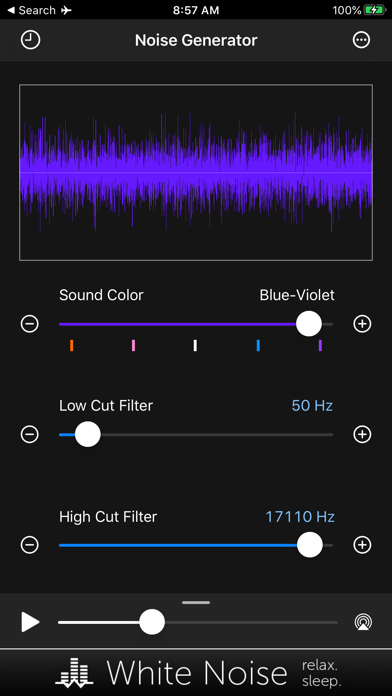 Screenshot #3 pour Noise Generator: Full Spectrum