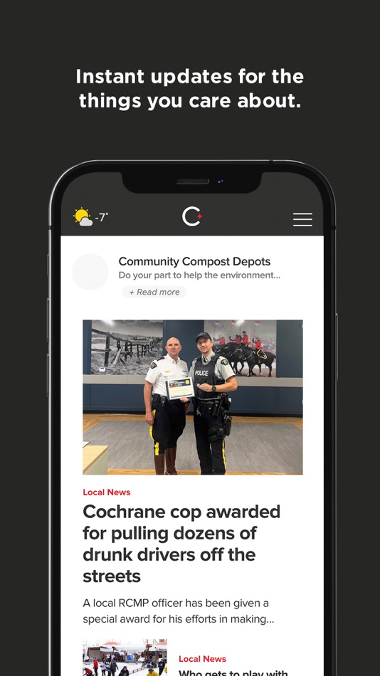 #1. CochraneNow (iOS) Podle: Golden West Broadcasting, Ltd.