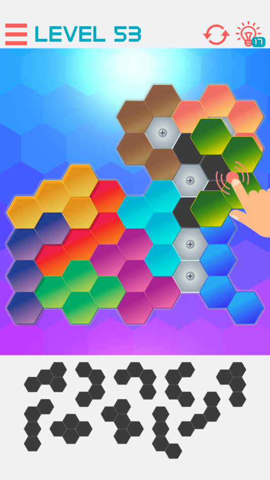 #8. Hexagon Graph Puzzles (iOS) Podle: F Permadi