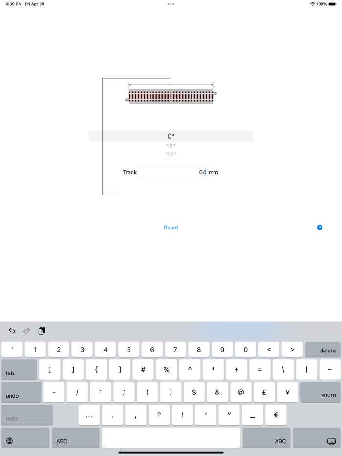 Rail Model Track Calc