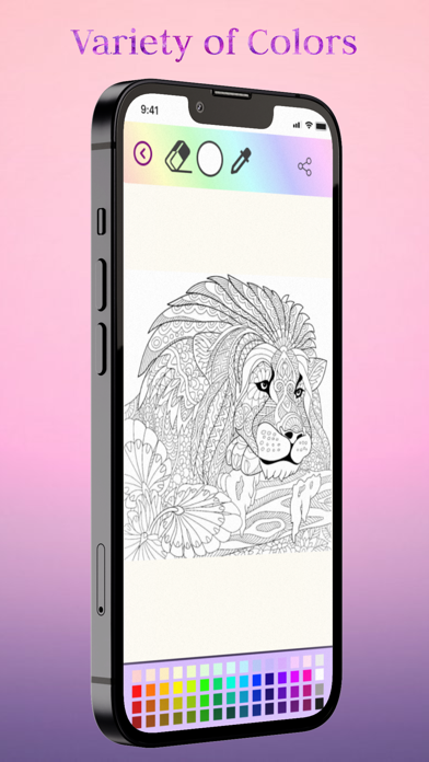 Coloring Book Adults Games Screenshot