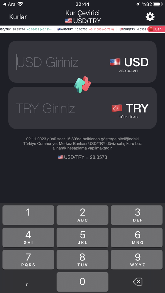 Döviz Çevirici ۬ - 1.4.0 - (iOS)
