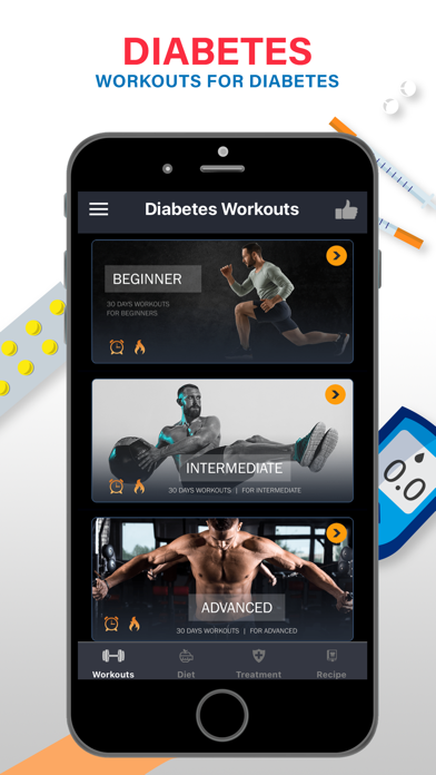 Diabetes Workouts Blood Sugar Screenshot