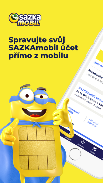 Mobilní operátor SAZKAmobil Screenshot
