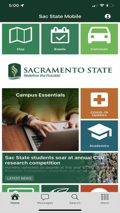 Screenshot #1 pour Sacramento State Mobile