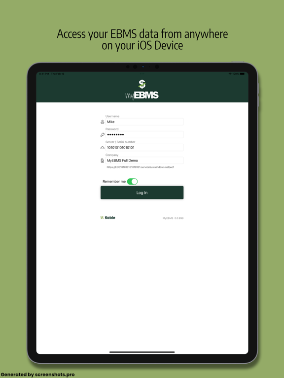 Screenshot #4 pour MyEBMS