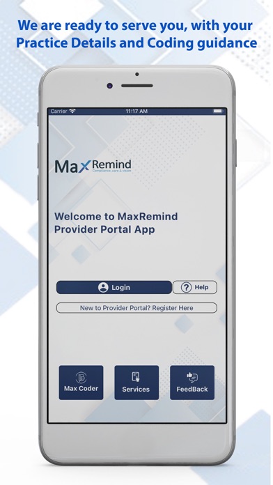 Screenshot 1 of MaxRemind Provider Portal App