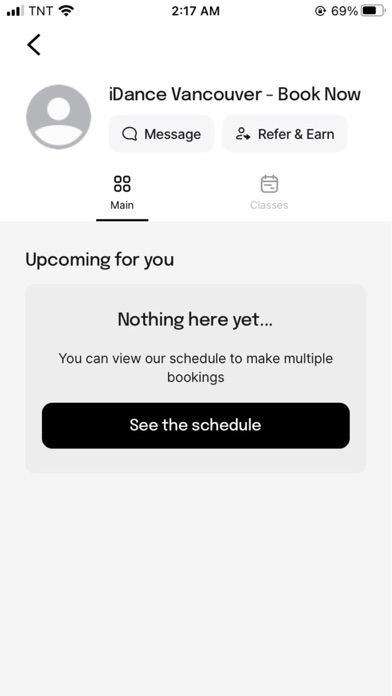 iDance Vancouver App Screenshot