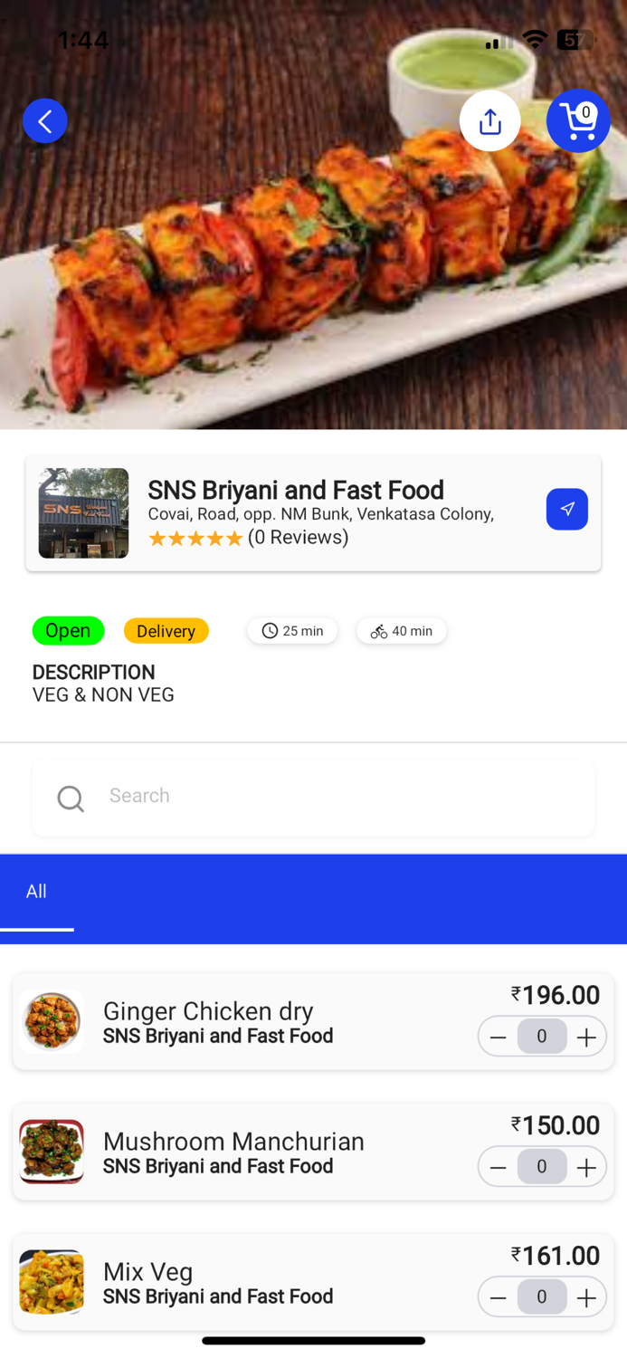 box food online delivery app