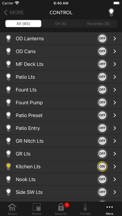 Myro:Home for Leviton/HAI Screenshot 4 - AppWisp.com Myro:Home for Leviton/HAI Screenshot 4 - AppWisp.com