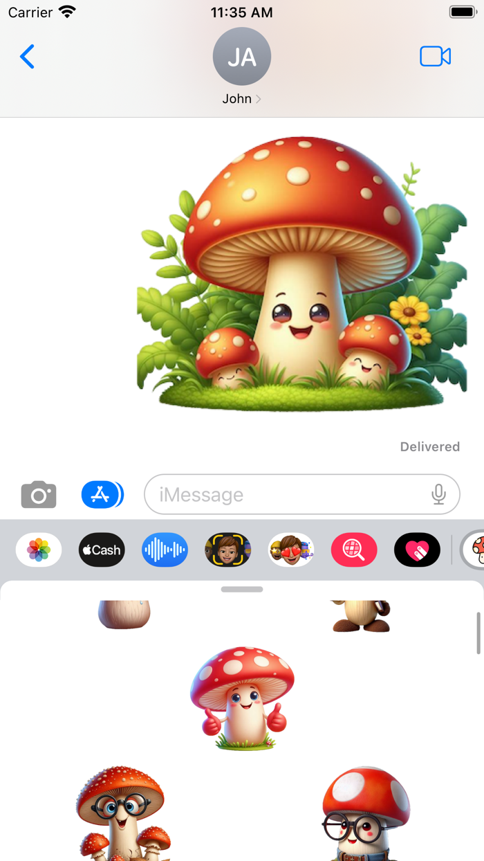 Mushroom Stickers