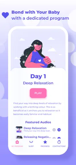 Game screenshot Blessed: Pregnancy Meditation apk