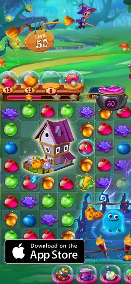 Game screenshot Волшебное приключение ведьмы apk