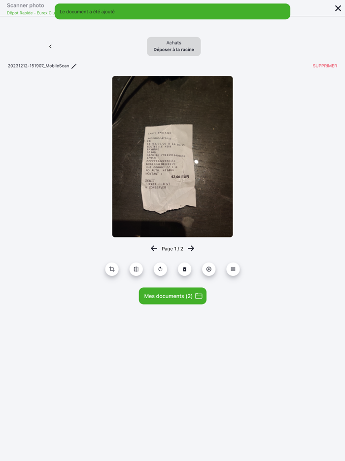 Dêpot Rapide - Eurex Club