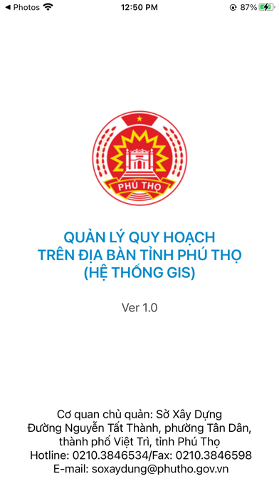 Hệ thống GIS Phú Thọ Screenshot