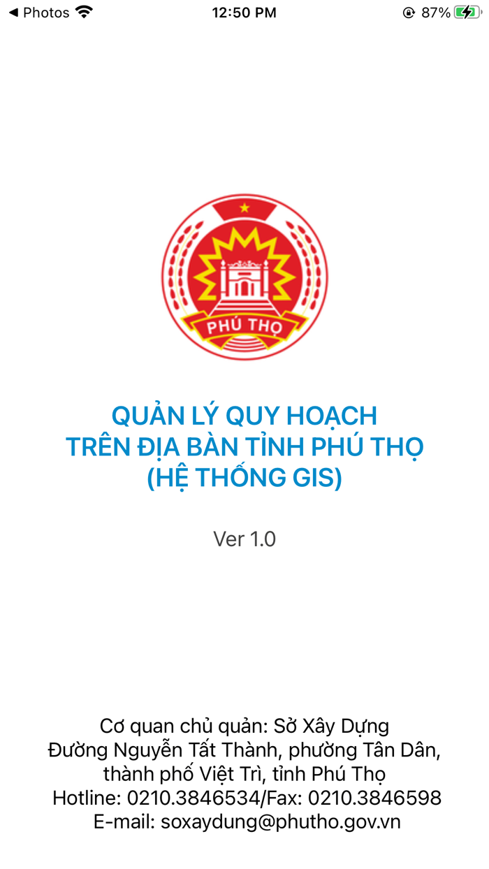 Hệ thống GIS Phú Thọ