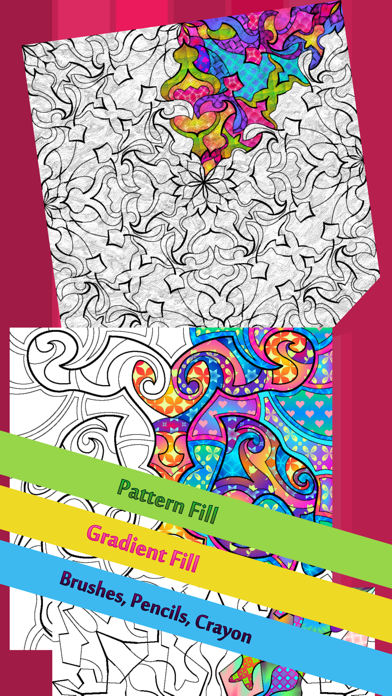 Color Surreal Mandala Coloring Screenshot