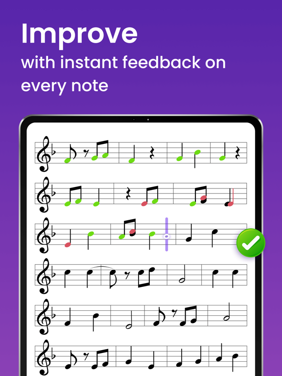 Learn & Play Violin - tonestro iPad screenshot 4 - Music app