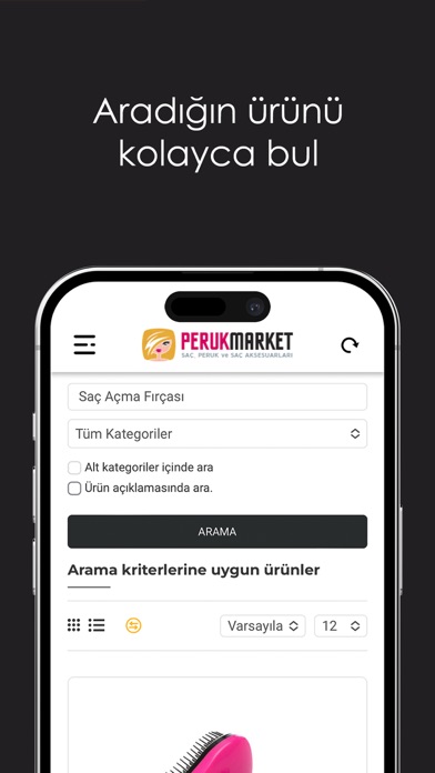 Peruk Market İzmir Screenshot