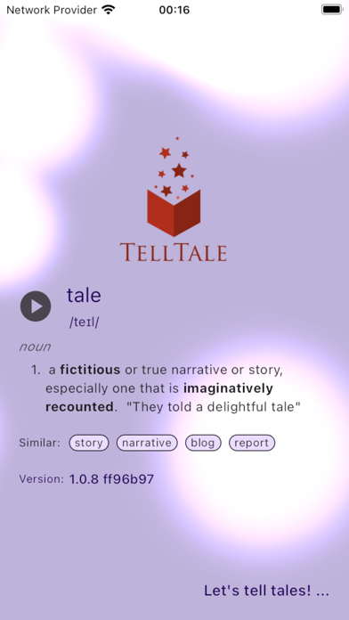 TellTale: Creative writing Screenshot