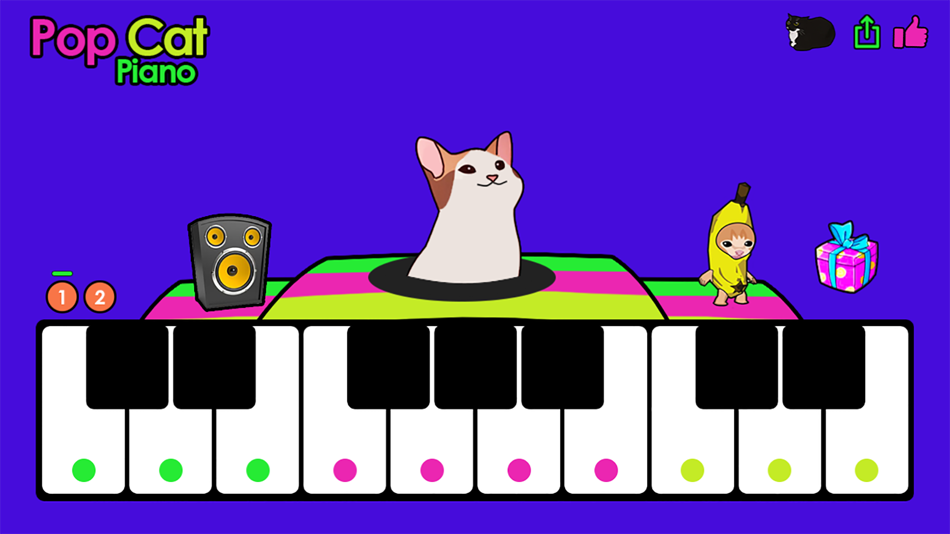 Pop Cat Piano - 1.2 - (iOS)