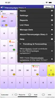 fibromyalgia diary 3 iphone screenshot 2